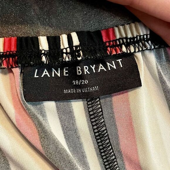 Lane Bryant Multicolored Halter Neck Swing Maxi Dress 18/20 - Picture 9 of 14